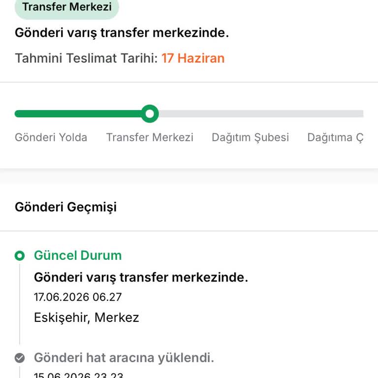 PTT Kargo Teslimat Gecikmesi Ve Yanlış Şube Aktarımı