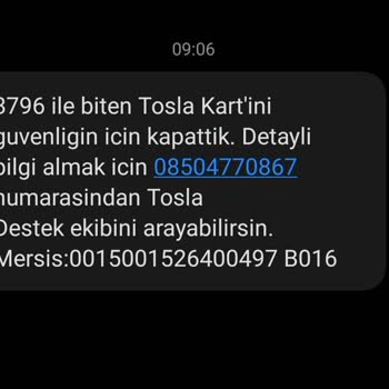 Aköde/Tosla Hesabının Gerekçesiz Kapatılması Ve Müşteri Hizmetine Ulaşılamaması