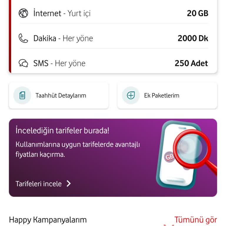 Taahhüt Bitiminde Bütçeye Uygun Tarife Teklifi Sunulmaması