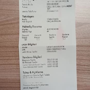 Aynı Panel Arızası Tekrarlıyor, Yüksek Onarım Ücreti Ve Saygısız Müşteri Hizmeti