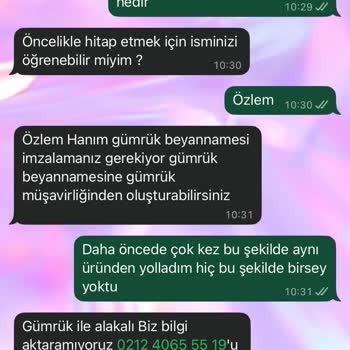 Yurt Dışı Kargonun Uzun Süre Beklemesi Ve Çağrı Merkezinin Yetersiz Açıklaması
