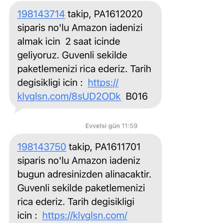 Kurye Gelmedi, İade Kargom İçin Acil Destek