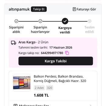 Teslim Edilmeyen Balkon Perdesi İçin Sipariş İptali Ve Tam İade Talebi