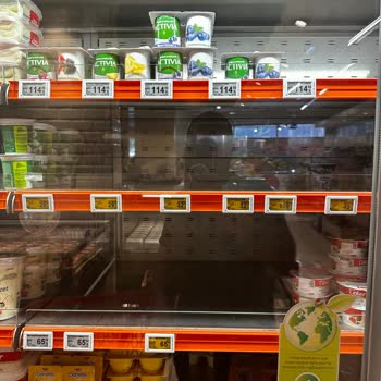 Kahramanmaraş Oniki Şubat Haydarbey Migros Şubesinde Activa Shot Sürekli Boş Raflar