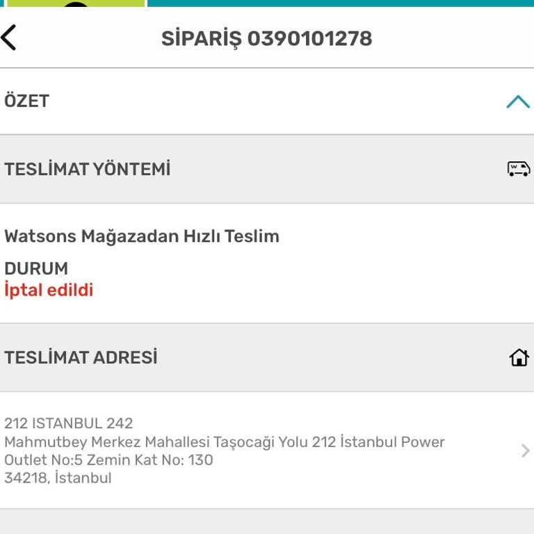 Stok Hatası Nedeniyle Siparişimin Tek Taraflı İptali Ve Canlı Destek Sorunu