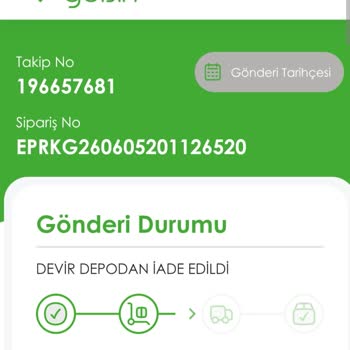 Kargo Kapıya Gelmedi, Yanlış Not Düşürülüp Keyfi İade Edildi