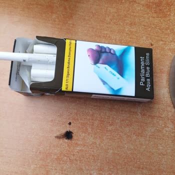 Parliament Aqua Slim Sigaralarında Yaş Tütün Ve Yanma Sorunu