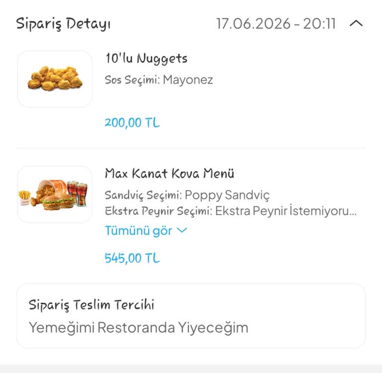 Popeyes Keçiören Şubesinde Kaba Ve Saygısız Çalışan Tutumu