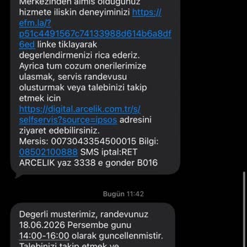 Buzdolabı Servis Randevusu Son Dakikada Değiştirildi İş Ve Zaman Kaybı Yaşandı