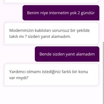 Yıllık Peşin Ödeme Yapan TürkNet Abonesinde İnternet Kesintisi Ve İletişimsiz Müşteri Hizmetleri