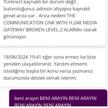 Yıllık Peşin Ödeme Yapan TürkNet Abonesinde İnternet Kesintisi Ve İletişimsiz Müşteri Hizmetleri