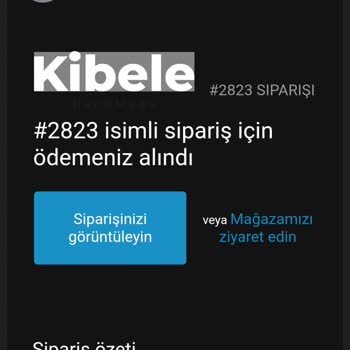 Kibele Handmade’dan Siparişimin Kargo Bilgisi Ve Teslimatı Hakkında Cevap Yok