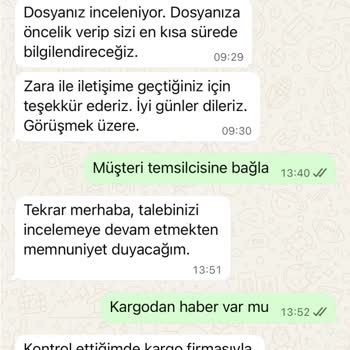 Zara’dan Teslim Edilmeyen Sipariş, Tam İade Ve Açıklama Talebi