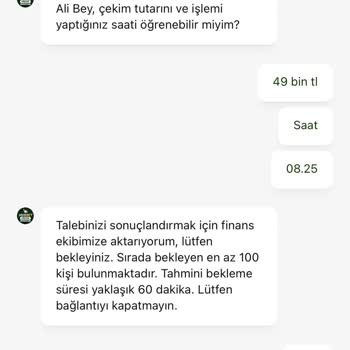 49 Bin TL Çekimim Gecikti Ve Canlı Destek Yetersiz