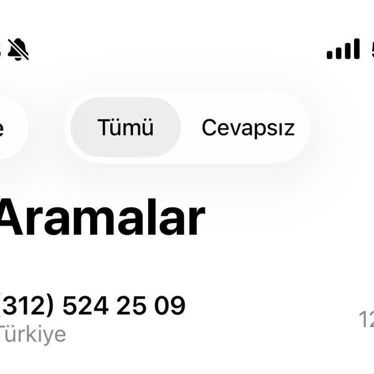 Bilinmeyen Telefon Araması Hakkında Açıklama Ve İnceleme Talebi