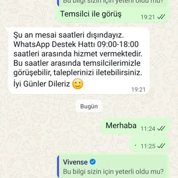 Kırık Gardırop Kapak Parçası İçin Vivense Müşteri Hizmetinde Çözüm Eksikliği