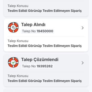 Teslim Edilmemiş Sipariş Ve Geri Ödeme İadesi Talebi