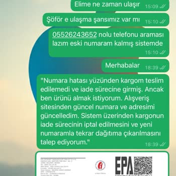 Hepsiburada Ve Hepsijet'te Yanlış İade Talebi Ve Teslim Edilmemiş Klima