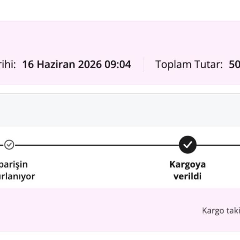Teslim Tarihi Geciken Kargo Ve Takip Bilgisi Yok