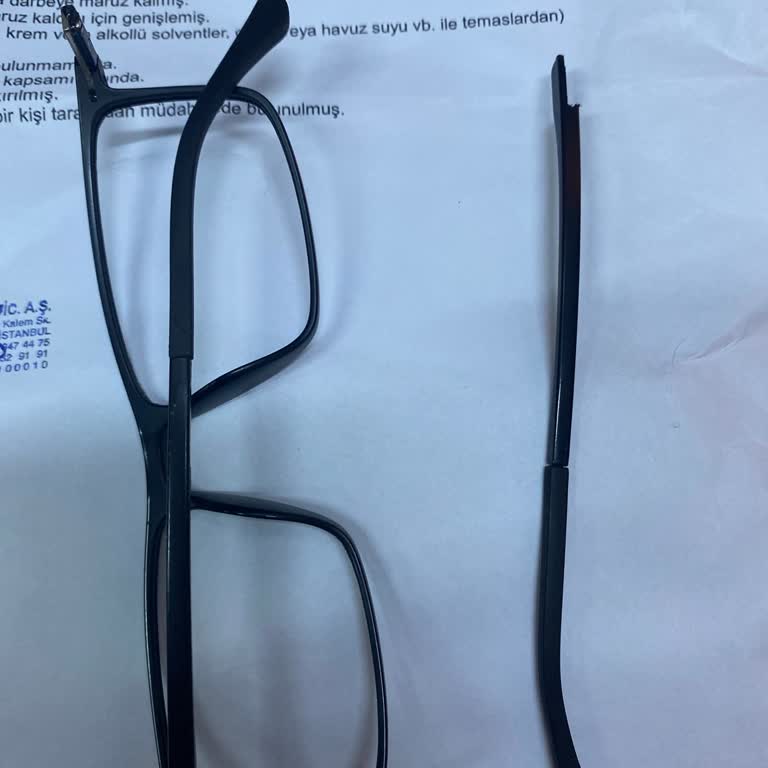 Garanti Sözü Verilen Gözlük Sapı Kırıldı Mağaza Yardımcı Olmadı