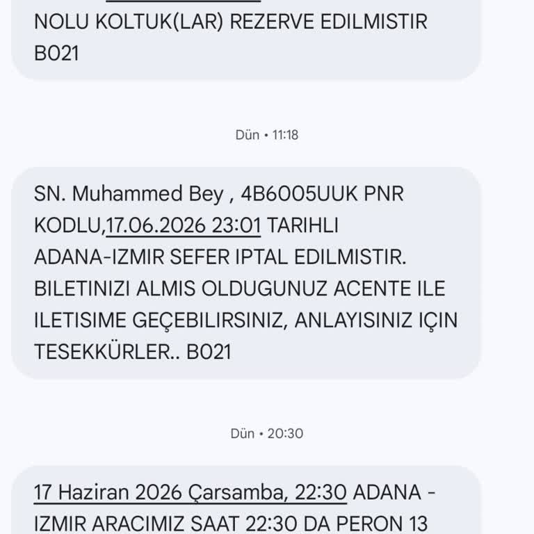 Gecikmeli Ve Kirli Otobüs, Bildirimsiz Koltuk Değişikliği: 1260 TL İade Talebi