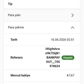 Kazandığım 3 Bin Lira Hesaba Yatırılmıyor Ve Destekten Cevap Alamıyorum