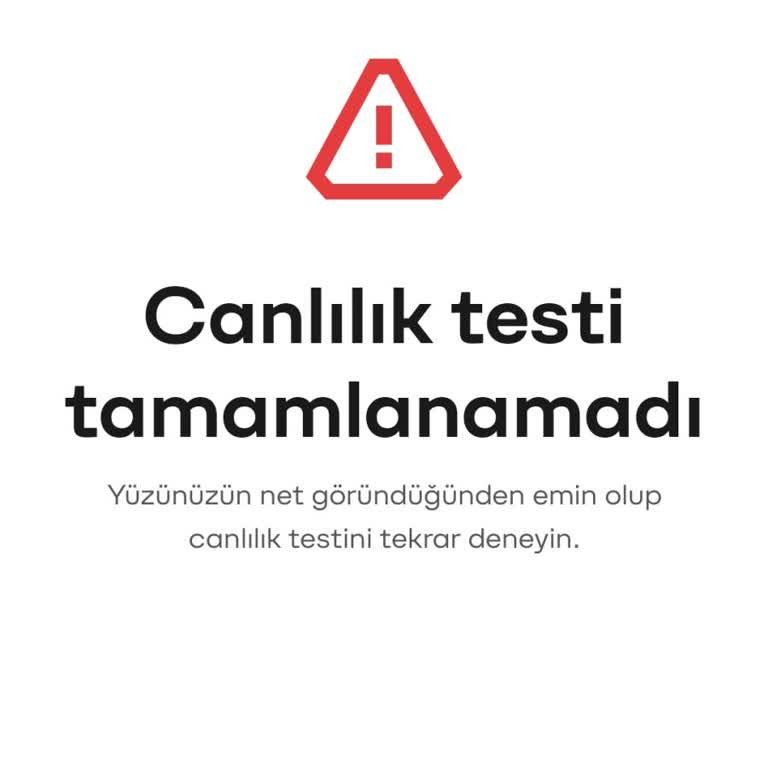Canlılık Testi Ve Kimlik Doğrulama Hatası Nedeniyle Hesaba Erişilemiyor
