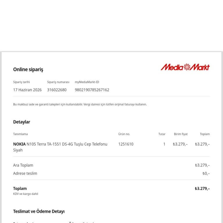 Media Markt'tan Ev Teslimatı Yerine Mağazaya Yönlendirildim Ve Müşteri Hizmetleri Yanıltması