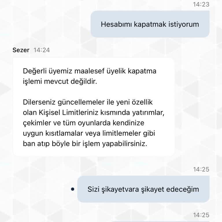 Xslot Hesabımın Kapatılmasını Talep Ediyorum Haksız Oyun Ve Yardımsız Müşteri Desteği
