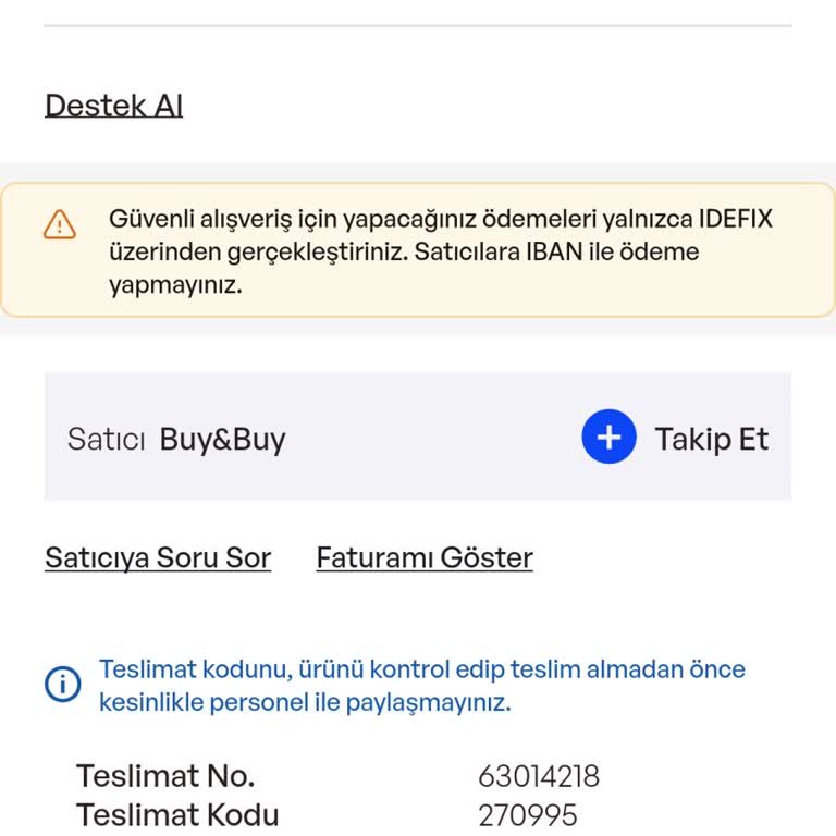 İdefix'ten Klima Siparişi Gecikmesi Ve İade Talebi