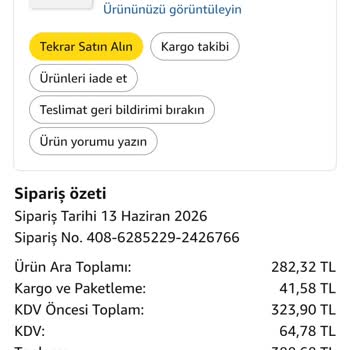 Siparişimde Yanlış Ürün Ve İade Sorunu