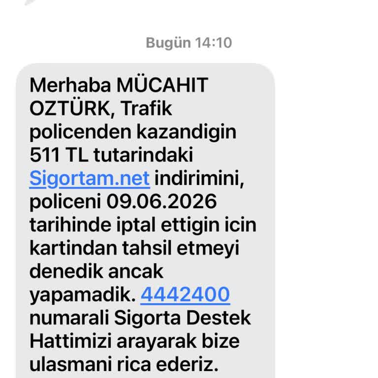 İptal Sonrası 511 TL İndirim Ücretinin İzinsiz Çekilmesi