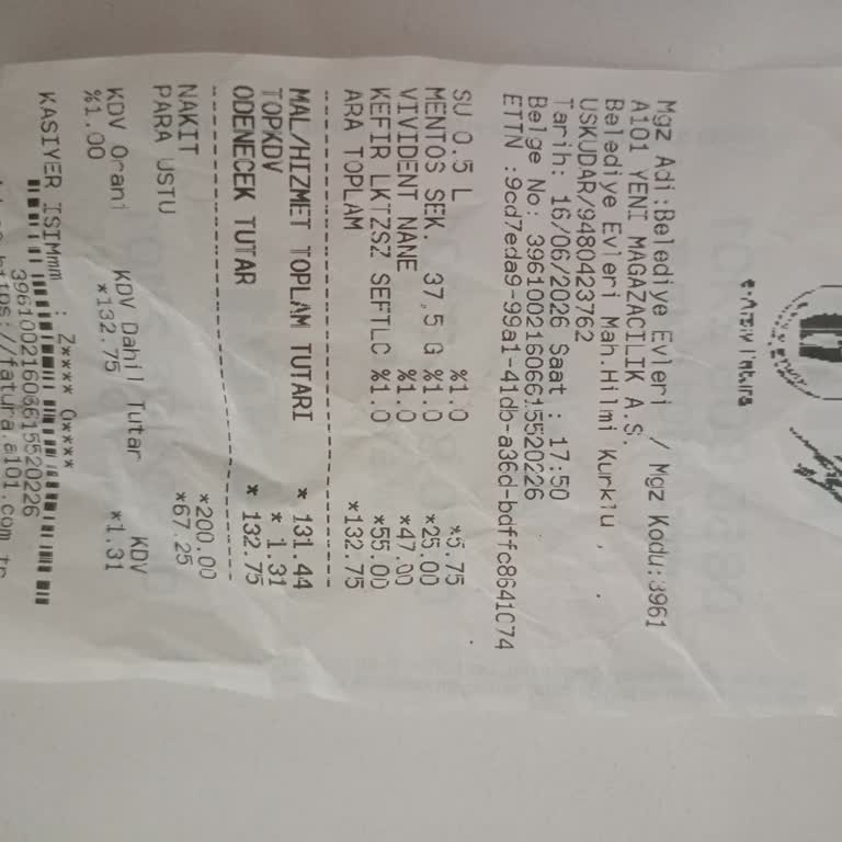 Yanlış Fiş Ve Mağaza Çalışanının Saygısız Tavırları Nedeniyle İade Talebi