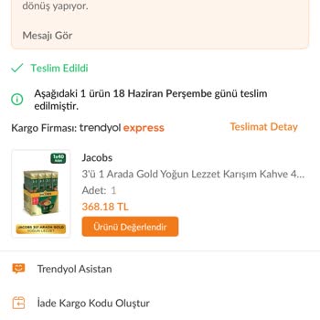 Jacobs Stick Kahvede Yanlış Lezzet Ve Eksik Adet Sorunu