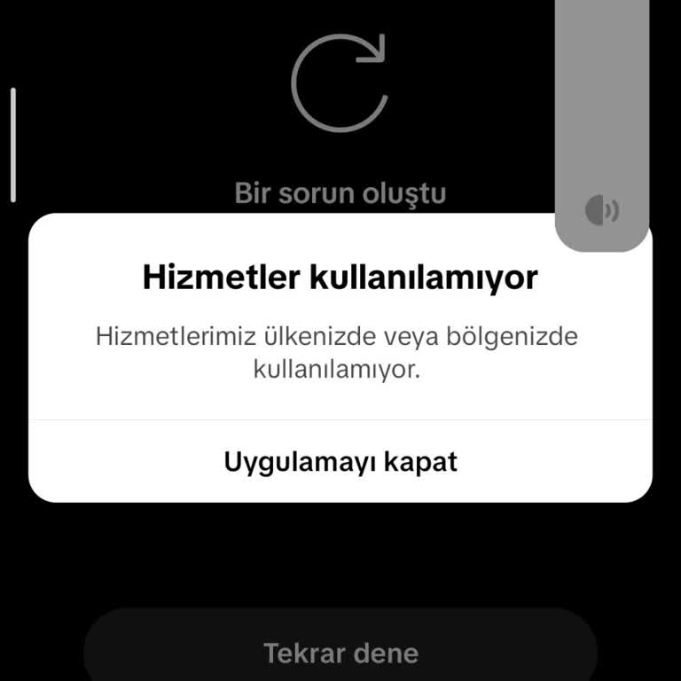 Mobil Veri Üzerinden TikTok Hesabına Girişte Hizmetler Kullanılamıyor Hatası