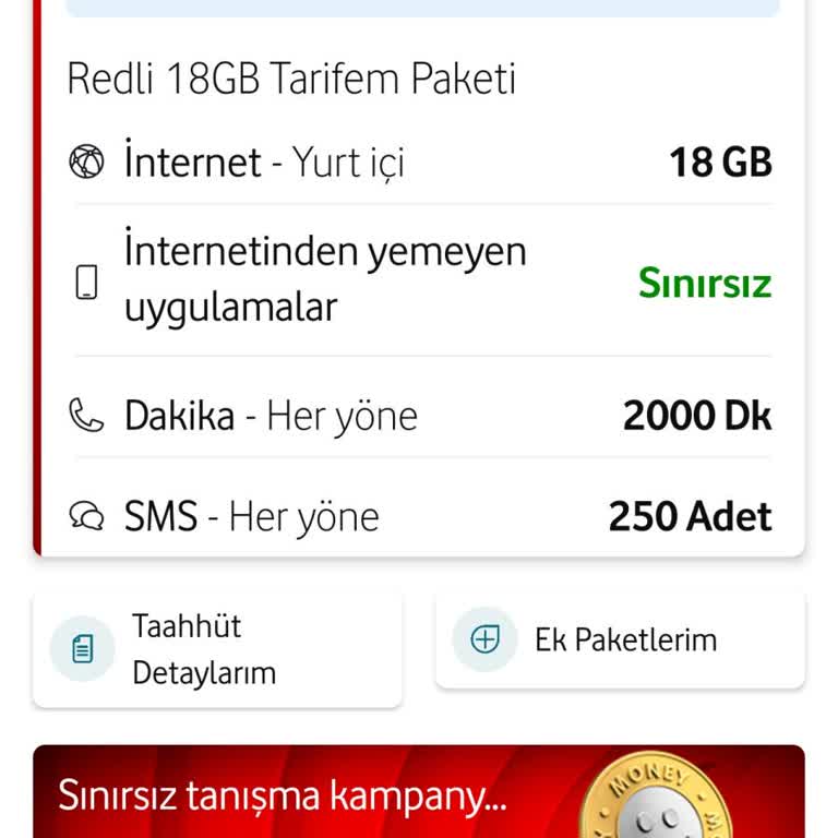 Vodafone Taahhüt Sonrası Fatura Artışı Ve İade Talebi