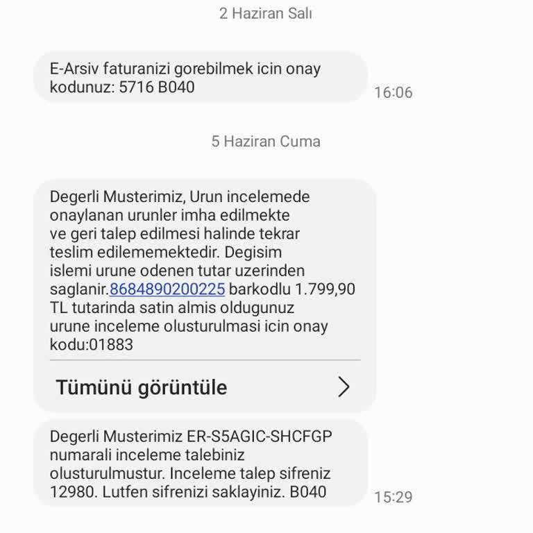 İlk Yıkamadan Sonra Beden Büyüyen Kot Pantolonun İade Reddi