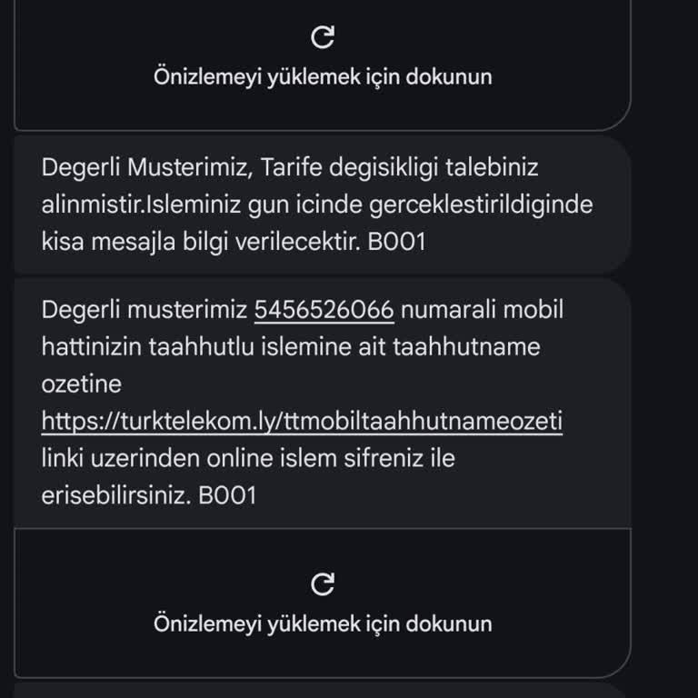 Rızam Olmadan Tarife Değişikliği Ve İptal Talebi