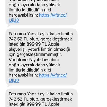 Apple Pay Limitimi Aşan İşlemi Onayladı, Vodafone Red Gönderdi Ve Satın Alma Aktif Oldu