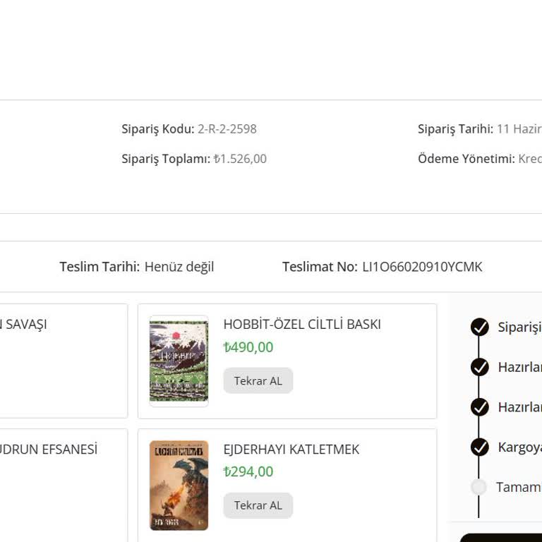 Siparişimde Eksik Kitaplar Ve İletişim Sorunu