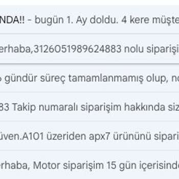 A101’den Volta APX7 Motorsiklet Teslim Ve Evrak Eksikliğine Karşı Son Uyarı
