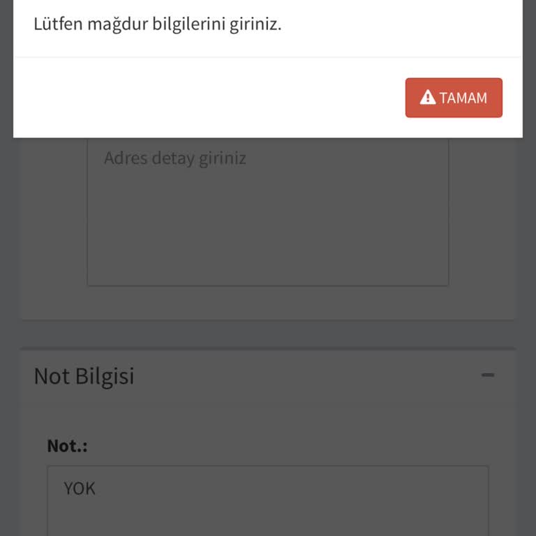 Hdi Sigorta Online Sistem Hatası Nedeniyle Hasar Dosyası Açılmıyor
