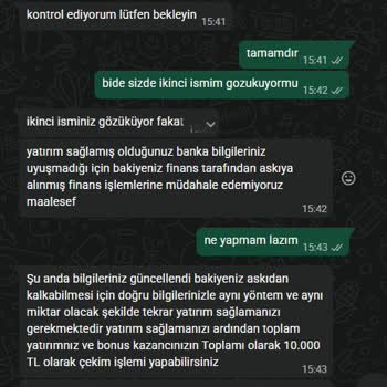 Betpoint VIP Temsilcisinin Yanıltıcı Sözleri Ve Çekim İçin Ek Para Talebi