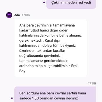 Çevrim Şartları Ve Günlük Çekim Kısıtlaması Nedeniyle Mağduriyet