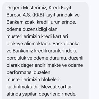 Tam Ödenen Kredi Kartı Borcuna Rağmen Keyfi Blokaj Ve Kaldırma Talebi