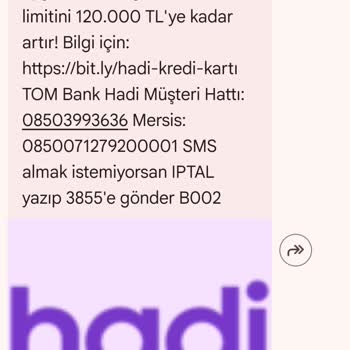 Tom Bank Söz Verilen 120.000 TL Limit Artışı Reddedildi Ve Müşteri Hizmetleri Oyalıyor