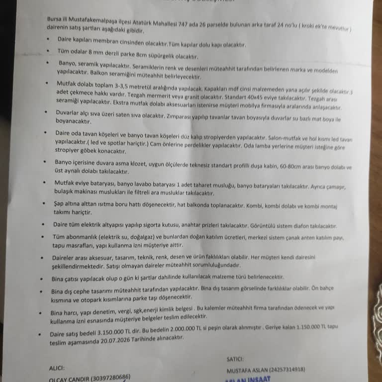 Teslimat Tarihi Yanlış Bilgilendirmesi Nedeniyle Kapora Ve Sözleşme Mağduriyeti