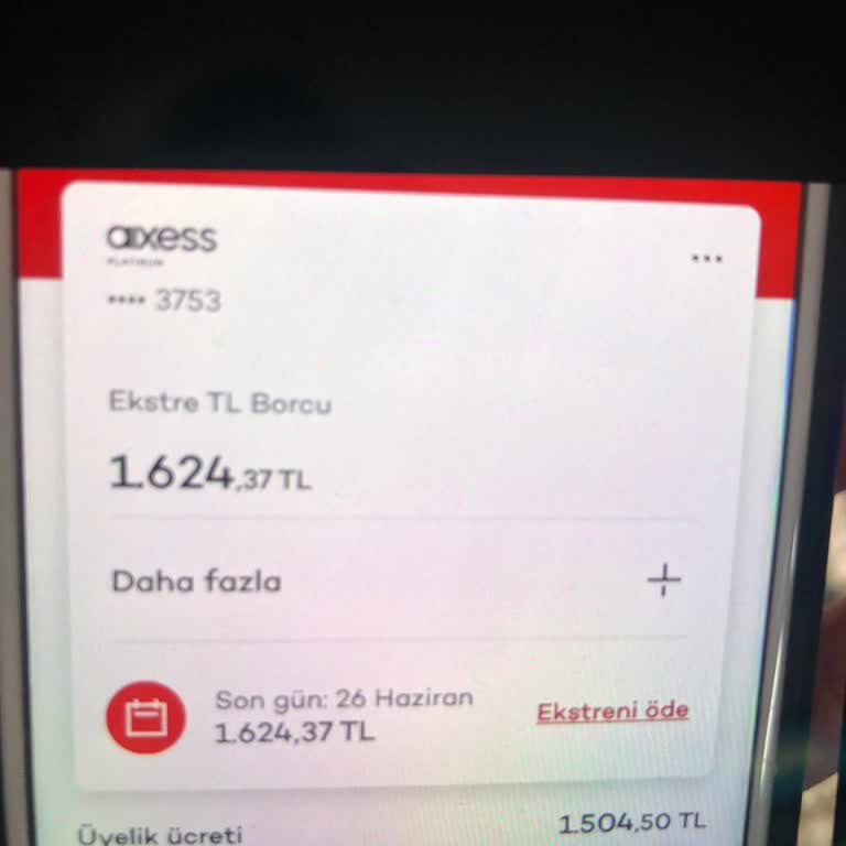Axess Platinum Kredi Kartı Üyelik Ücreti İptali Ve İadesi