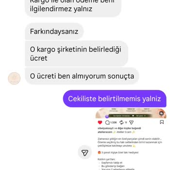 Kargo Ücreti Bilinmeden Çekiliş Hakkının İptali
