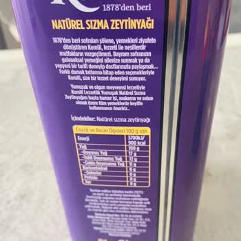 Keskin Tadındaki Zeytinyağına Karşı Cevapsız Müşteri Hizmeti